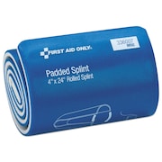 FIRST AID ONLY Padded Splint, 4 x 24, Blue/White 336007